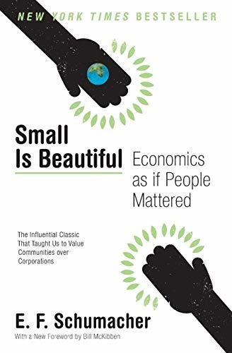 Book : Small Is Beautiful Economics As If People Mattered..