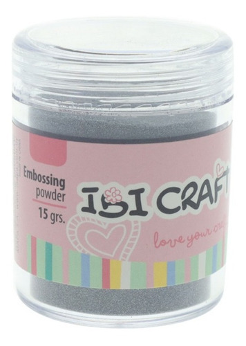 Polvo De Embossing Ibi Craft 15 Gr Silver- Plata