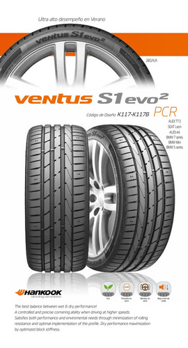 Hankook Ventus S1 evo2 P 225/45R17 91 W