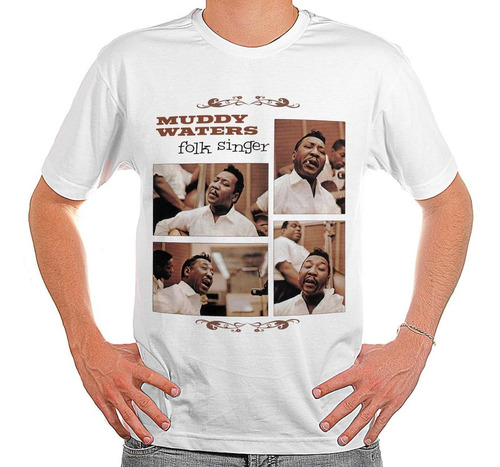 Camiseta  Muddy Waters - Blues, Rock