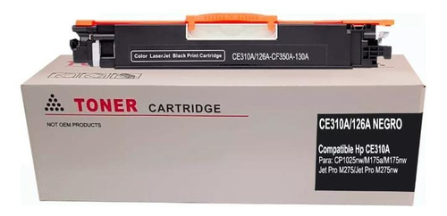 Toner Generico Ce310a Negro Para Cp1025nw/m275/m175a