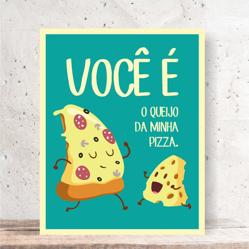 Placa Decorativa - Tema Pizza - Escolha O Seu Modelo