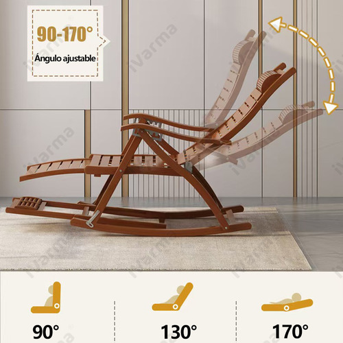 Camastro Plegable Reclinable Para Jardín O Exteriores