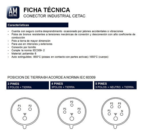 Enchufe Socket Industrial Aerea Roja 3p+n+t 16a 220v - 440v