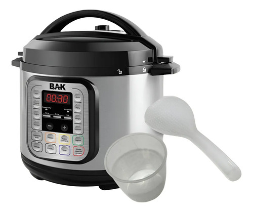 Panela Pressão Elétrica Feijão,arroz,carne 6litros Inox