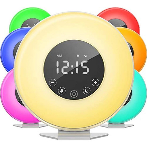 Homelabs Sunrise Reloj Despertador Digital Led Con Interrupt