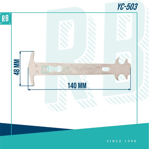 Imagen 2 de 10 de Medidor De Desgaste De Cadena Bike Hand Yc-503 - Racer Bikes