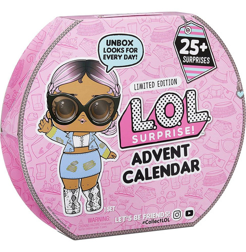 Calendario De Adviento L.o.l Surprise, Para Niños, 25 Piezas