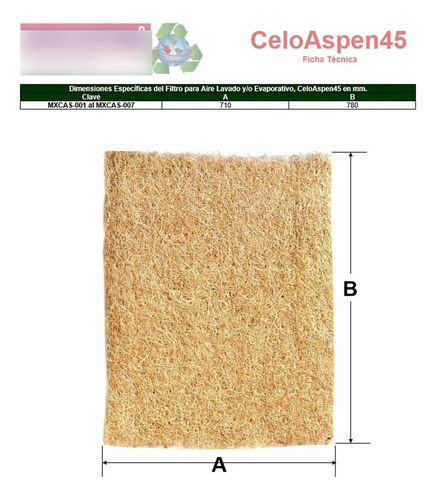 Maquilador De Paja Aspen, Mxcas-004, Filtro Fibra Aspen De