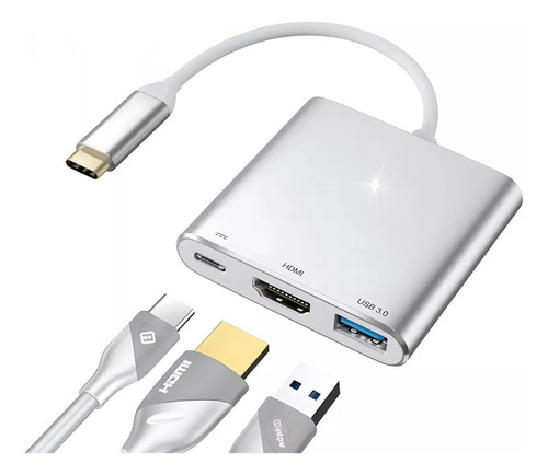 Adaptador Usb C A Hdmi Para Macbook Pro/air Thunderbolt 3