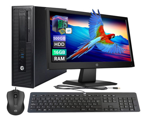 Veloz Equipo Completo Hp I5-4th Gen 16gb Ram 500gb Hdd 19plg (Reacondicionado)