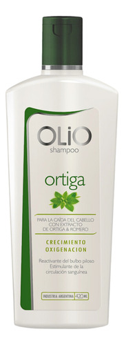 Olio Ortiga Anti Caida Shampoo 420ml + Loción 110ml X3
