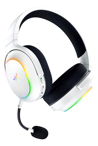 Fones de ouvido brancos multiplataforma para jogos Razer Barracuda X Chroma