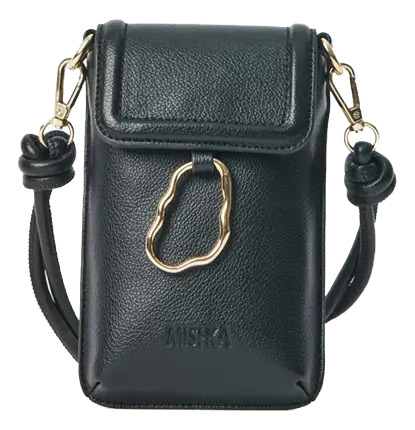 Bandolera Mishka Mini Bag Wild Negro Orquídea I25 Negro Negro