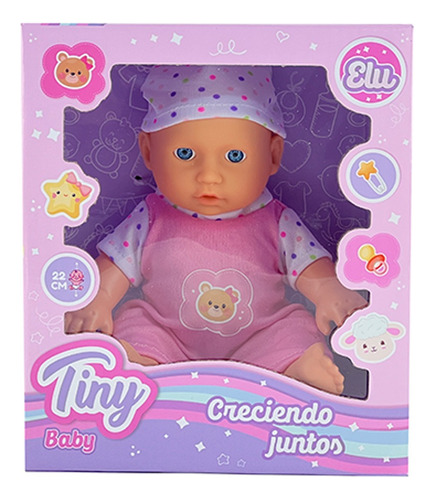 Bebe Tiny Creciendo Juntos Juguete Muñeco Goma Bebote Sb