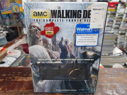 Blu Ray The Walking Dead Fourth Season Box Set Bluray
