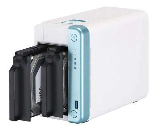Nas Storage Qnap Ts-251d 2 Bahias Intel Celeron 2.0ghz 4gb