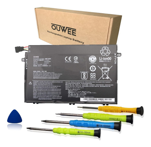 Ouwee L17c3p51 Batería P/ Lenovo E14 E15 E480 E485 E495 E580