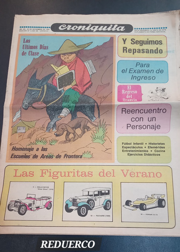 Suplemento Croniquita Año 1980 30/11 Tranvía Historietas (Usado)
