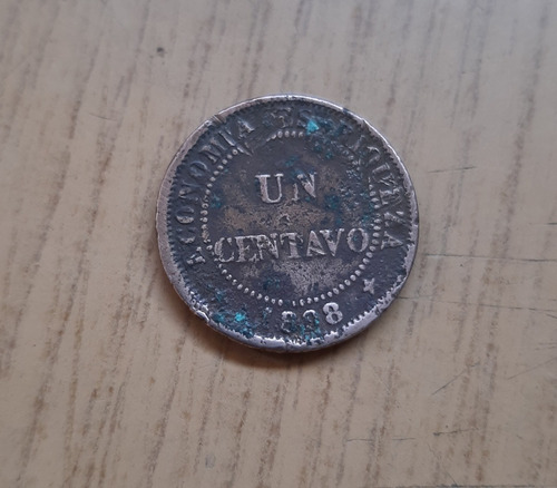 Moneda De Un Centavo Año 1898