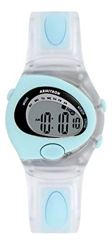 Reloj Digital De Mujer Con Cronógrafo Y Correa De Resina, 45