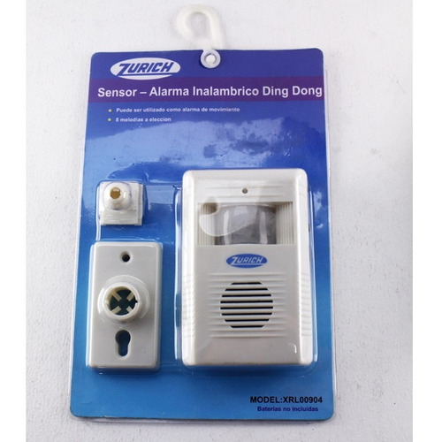 Sensor Alarma Movimiento Anunciador 10mts Inteliente 1° Htec