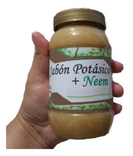 Jabón Potásico Adicionado Con Neem + Mayor Eficacia 500 Grs