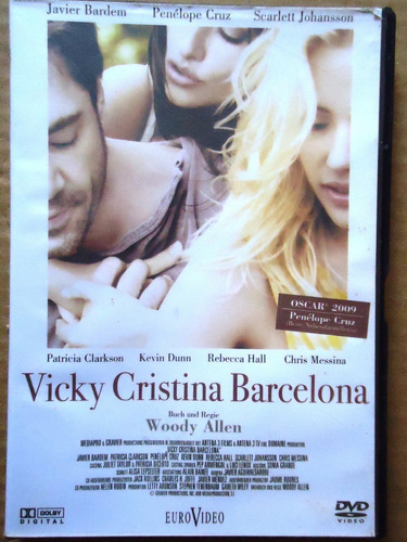 Dvd Película Vicky Cristina Barcelona, Woody Allen