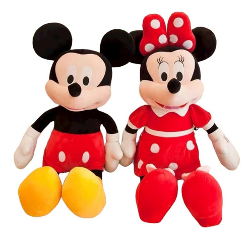 Mickey Mouse Y Minnie 35 Cm Disney Original Importado