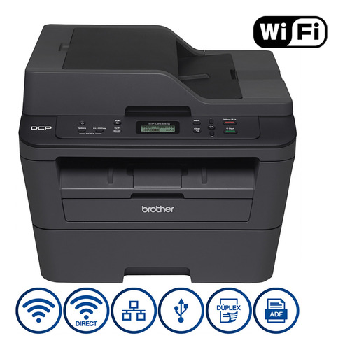 Impresora Brother Dcp-l2540dw Láser Mono Wi-fi, Dúplex