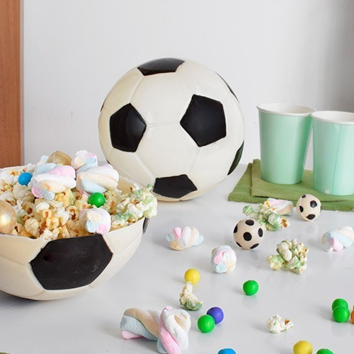 Imagen 6 de 7 de Set Moldes Cake Sorpresa Pelota De Fútbol Parpen