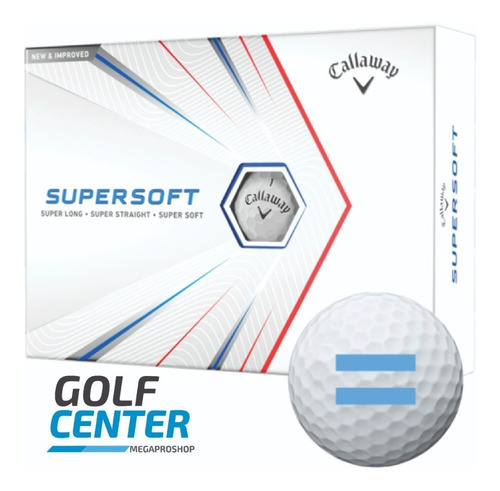 Imagen 1 de 6 de Docena Pelotas De Golf Callaway Supersoft Golf Center