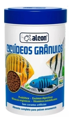 Ração Para Peixes Alcon Ciclídeos Granulado - 130g