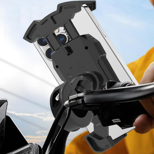 Soporte Base Porta Celular Moto Bici Universal 6 Pulgadas