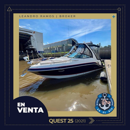 Quest 25 Daycruiser Año 2021 Mercruiser 300 Hp Bravo 3 