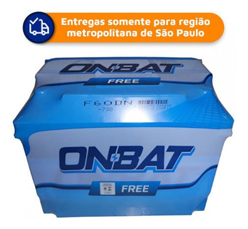 Bateria 45ah Onbat Fiesta Ka Palio Onix Hb20 Etios Kwid Uno