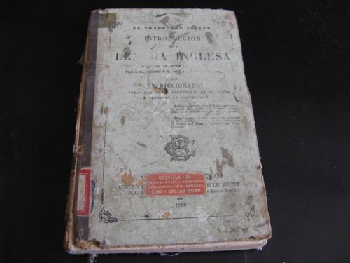 Mercurio Peruano: Libro Lengua Inglesa 1883 L41