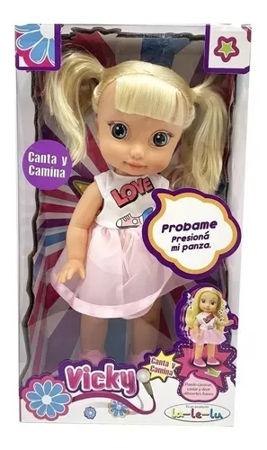 Muñeca que camina y habla sales