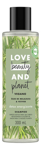  Love Beauty & Planet Shampoo com óleo de melaleuca & vetiver Energizing Detox