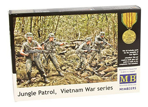 Figuras De La Guerra De Vietnam - 4 Figuras En Escala 1/35