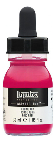 Tinta Acrílica Líquida Rubine Red 388 30ml Liquitex