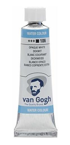 Pintura De Acuarela De Van Gogh, Tubo De 10 Ml, Blanco Opaco