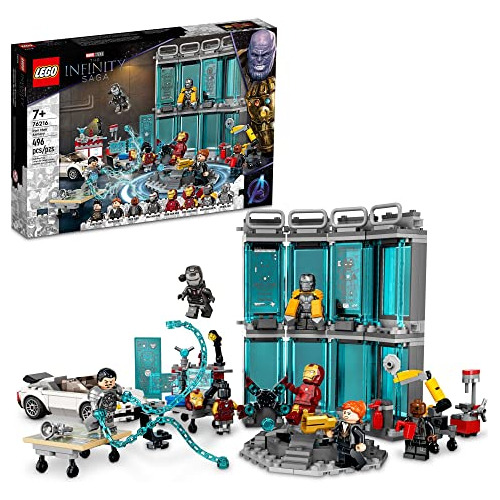 Lego Marvel Iron Man Armory 76216 Set De Juguetes De Constru