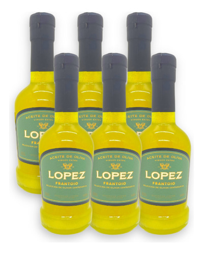 Aceite De Oliva López Frantoio Virgen Extra Caja X6u 250ml 