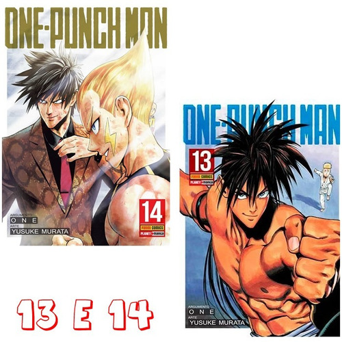 One-punch Man 13 E 14! Mangá Panini! Novo E Lacrado!