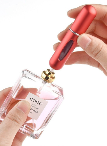 Imagen 2 de 4 de Perfumero Recargable Con Atomizador De Perfume Portatil