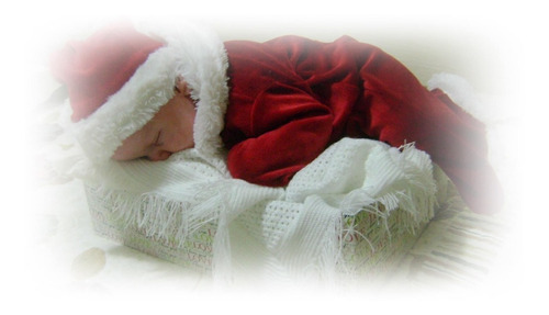 Macacão Bebê Papai Noel, Natal
