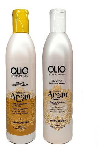 Shampoo Y Acondicionador De Aceite De Argan, Olio