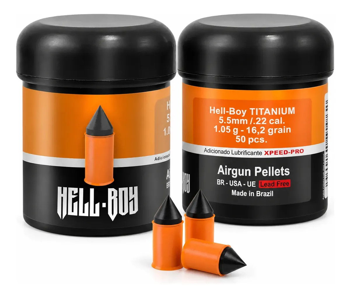 Chumbo 5.5 Perfurante P/ Caça 5,5 Ff Hell Boy Prometheus