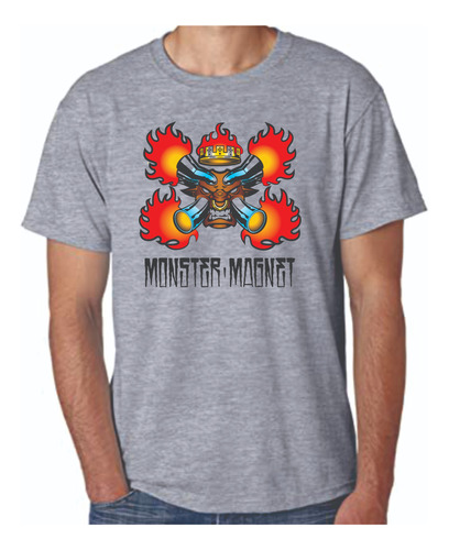 Reptilia Remeras Rock Monster Magnet  (código 01)